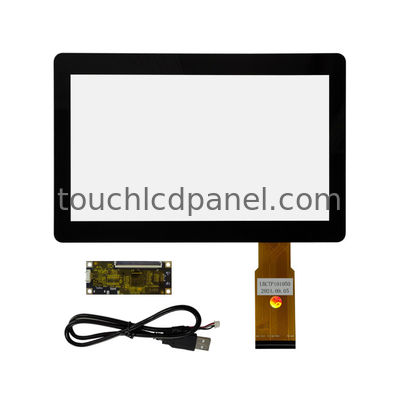 10.1' ワイドスクリーン 224.48 X 126.38mm PCAPタッチパネル 10ms 投影容量タッチ