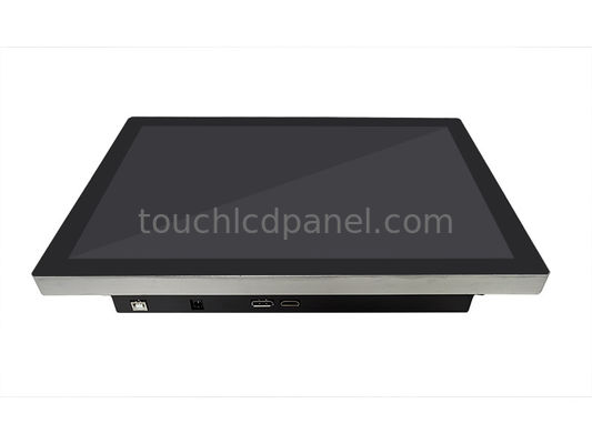 17インチ幅広 動作温度 -20~70°C PCAPタッチモニター 800 ニット 明るさ FHD 1920x1200 ピクセル LCD パネルとタッチスクリーンオーバーレイと光学結合