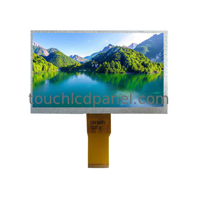 7インチ50ピンLCDパネル 68mm FPC接続ケーブルと1024 x 600の解像度と400ニット輝度