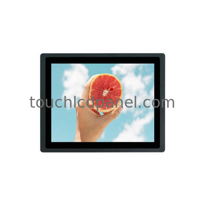 12.1-inch 1024x768 Touchscreen Monitor with Aluminum Alloy Frame Embedded From Outside For Industrial Control Panels